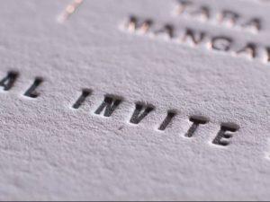 letterpress invite card vizita tipar printare constanta tipografie